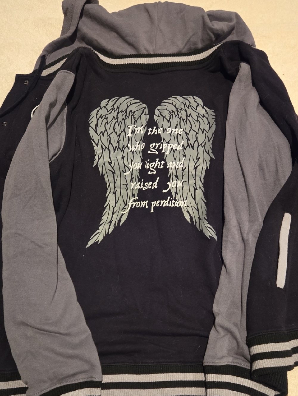 Women's Button Up Hoodie - Supernatural TV Show